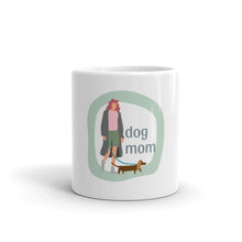 Load image into Gallery viewer, DOG MOM - White glossy mug
