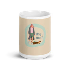 Load image into Gallery viewer, DOG MOM - White glossy mug
