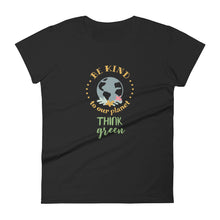 Load image into Gallery viewer, Think green-Women&#39;s short sleeve t-shirt
