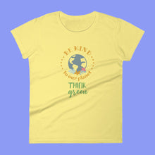 Load image into Gallery viewer, Think green-Women&#39;s short sleeve t-shirt
