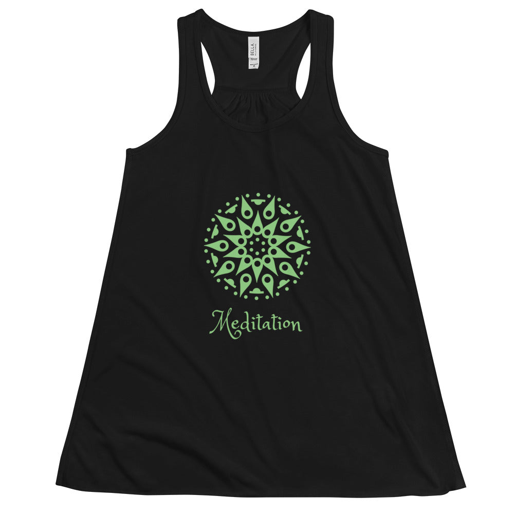 MANDALA MEDITATION - Women's Flowy Racerback Tank