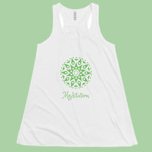 Load image into Gallery viewer, MANDALA MEDITATION - Women&#39;s Flowy Racerback Tank
