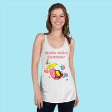 Load image into Gallery viewer, MAKE MINE SUMMER - Women&#39;s Racerback Tank
