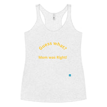 Load image into Gallery viewer, Moms right-Women&#39;s Racerback Tank
