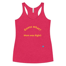 Load image into Gallery viewer, Moms right-Women&#39;s Racerback Tank
